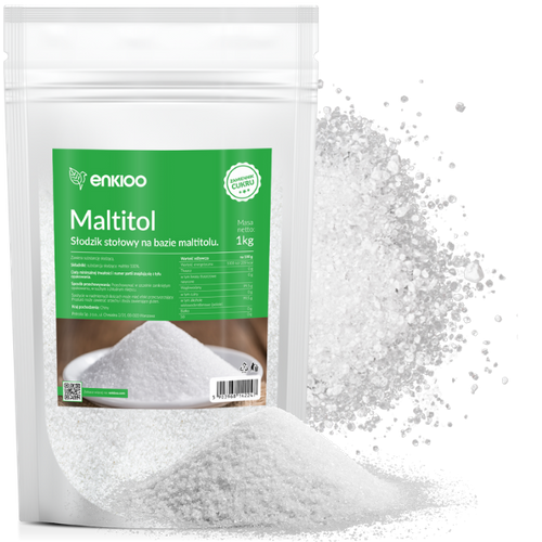 Maltitol 100% zamiennik cukru, 1 kg