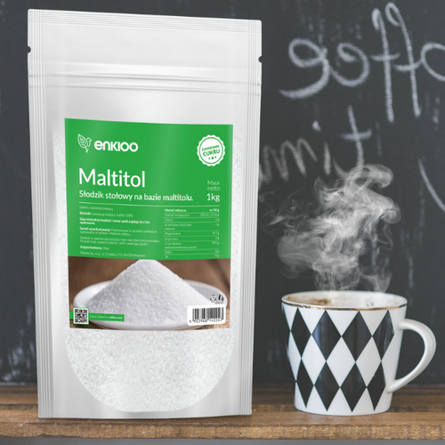 Maltitol 100% zamiennik cukru, 1 kg