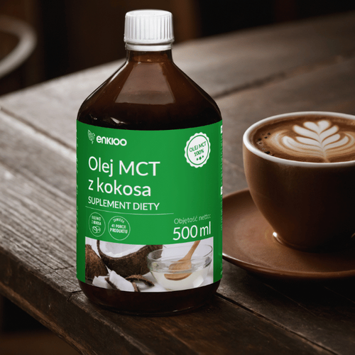 Olej MCT z Kokosa 100% 500ml – Idealny do diety keto