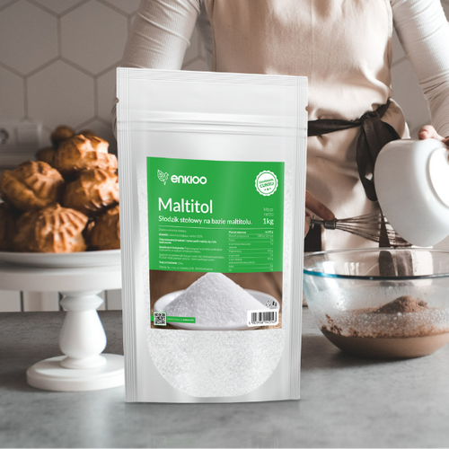 Maltitol 100% zamiennik cukru, 1 kg