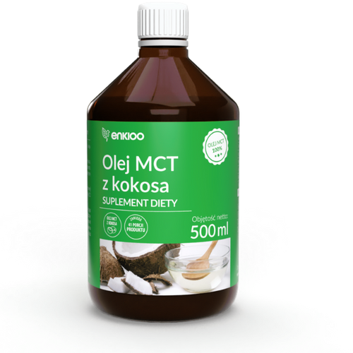 Olej MCT z Kokosa 100% 500ml – Idealny do diety keto