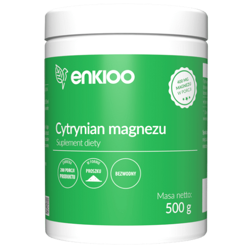 Cytrynian Magnezu Bezwodny 500g – Magnez w Proszku