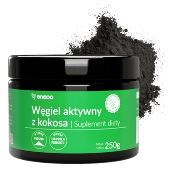 Węgiel aktywny z kokosa, 250g