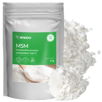 MSM Metylosulfonylometan siarka organiczna w proszku 1000 g